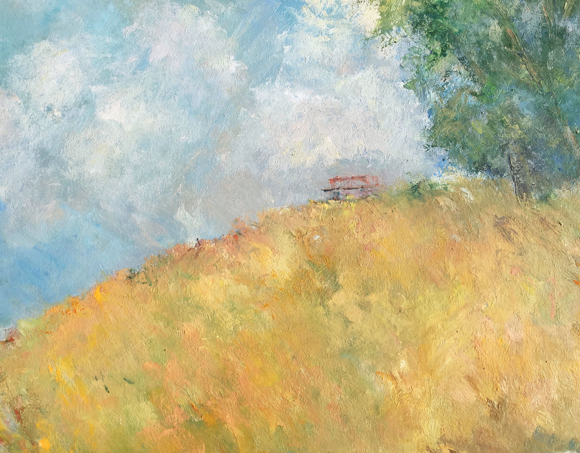 Ursula Schmid Landschaft Malerei